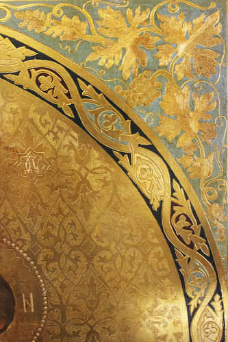 Старинная храмовая икона Божья Матерь "Одигитрия" - фото 4