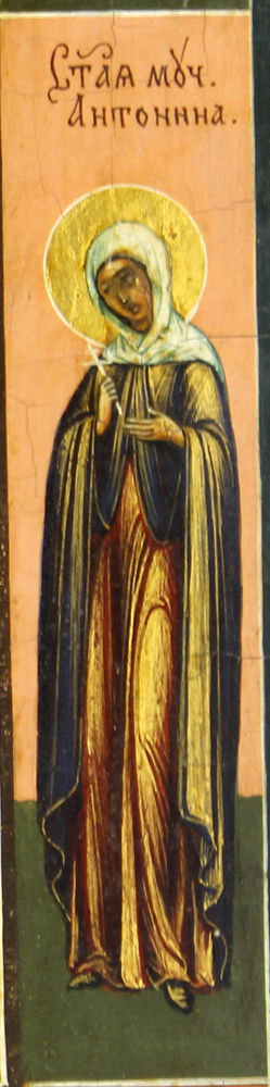 Старинная икона Божья Матерь "Знамение" - фото 3