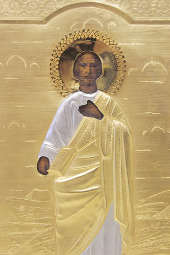 Старинная икона "Святой Апостол Пётр" - фото 2