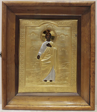 Старинная икона "Святой Апостол Пётр" - фото 4