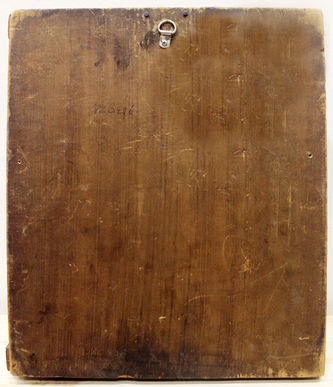 Старинная икона "Божья Матерь Казанская" в серебряном окладе с жемчугом, сканью и драгоценными камнями - фото 4