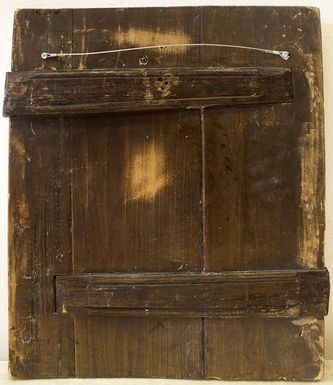 Старинная икона "Господь Вседержитель с предстоящими" - фото 5