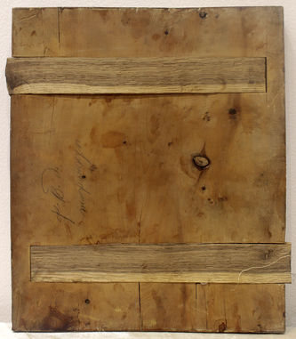 Старинная икона "Богоматерь Тихвинская" в серебряном окладе - фото 3