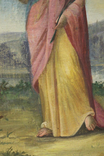 Старинная икона "Святая мученица Надежда" - фото 3