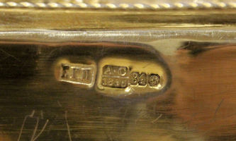 Антикварная икона "Господь Вседержитель" в серебряном окладе - фото 4