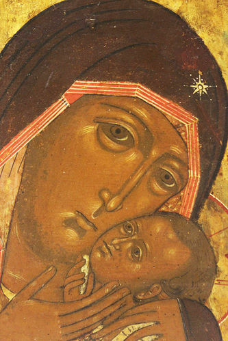 Старинная икона "Богоматерь Касперовская" - фото 2