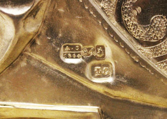 Антикварная икона "Богоматерь Смоленская" в окладе с драгоценными камнями - фото 5