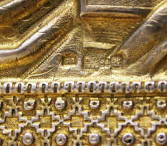 Старинная икона "Господь Вседержитель" в серебряном окладе - фото 4