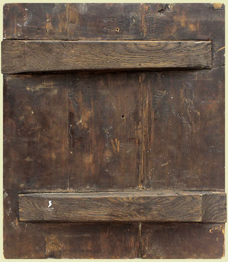 Старинная икона "Богоматерь Феодоровская (Федоровская)" с предстоящими Ангелом Хранителем и святой Анной - фото 4