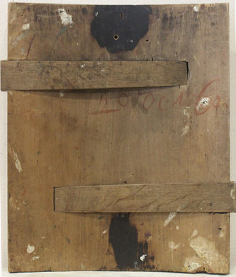 Старинная икона "Святой апостол Иоанн Богослов" в серебряном окладе - фото 5