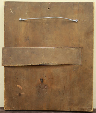 Старинная икона "святой Николай Чудотворец оплечный" с предстоящими - фото 5