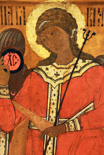 Храмовая икона "Архангел Гавриил" из деисусного ряда иконостаса - фото 2