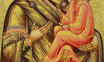 Старинная икона "Богоматерь Тихвинская" - фото 4