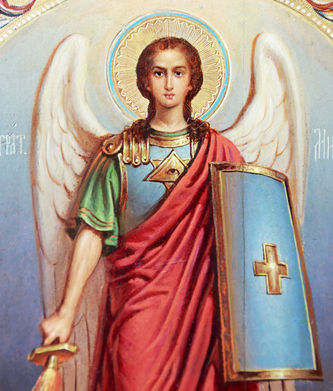 Старинная икона "Архистратиг Михаил" - фото 3