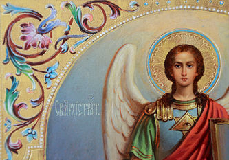 Старинная икона "Архистратиг Михаил" - фото 4