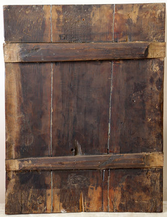 Большая икона Божьей Матери "Утоли мои болезни" с картушем в стиле барокко - фото 5