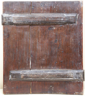 Старинная икона "Рождество Богородицы" с растительным орнаментом - фото 5