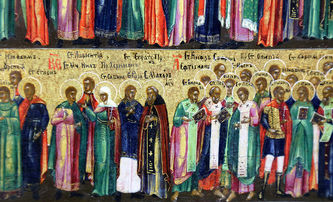 Старинная икона-минея "Июль" - фото 4