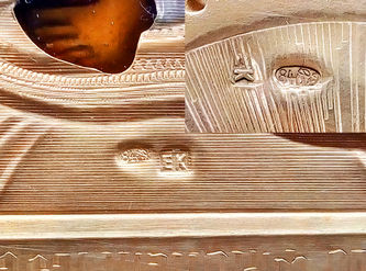 Редкая старинная икона "Богоматерь Козельщанская" в окладе - фото 4