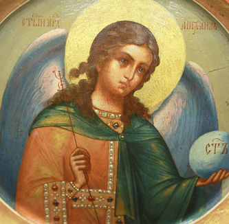 Икона-тондо "Архангел Михаил" - фото 2