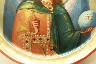 Икона-тондо "Архангел Михаил" - фото 3