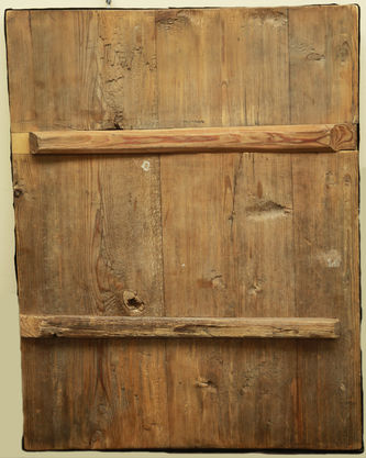 Старинная икона "Рождество Богоматери" 15 века в басманном окладе - фото 4