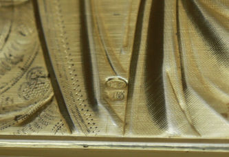 Старинная икона Казанской Божьей Матери в окладе - фото 5