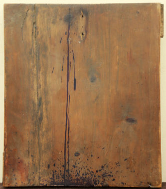 Старинная икона Богоматери "Знамение" на золотом фоне - фото 5