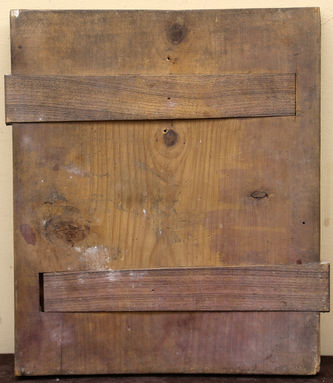 Старинная икона "Господь Вседержитель" с предстоящими - фото 4