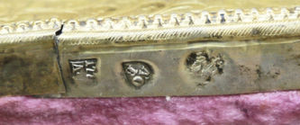 Старинная икона "Богоматерь Владимирская" в окладе - фото 5