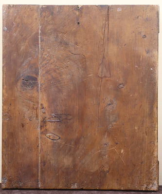 Старинная икона "Господь Вседержитель" в окладе с предстоящими - фото 4