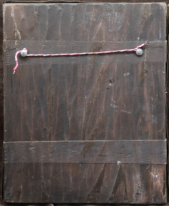 Фабрика Семена и Петра Галкиных
Старинная икона "Спас на убрусе" в серебряном окладе - фото 4