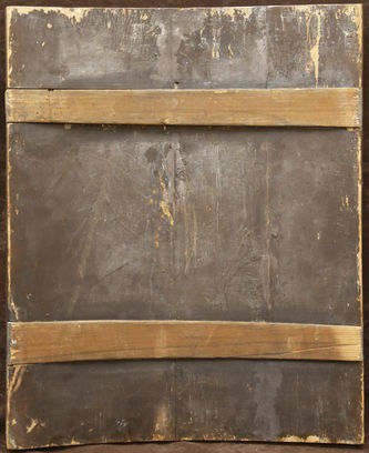 Старинная икона "Господь Вседержитель" в стиле модерн на золотом фоне - фото 5