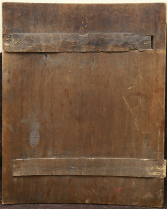 Старинная икона "Богоматерь Знамение" с предстоящими - фото 5