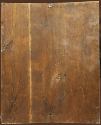 Большая старинная икона "Георгий Победоносец на коне" с росписью "под эмаль" - фото 5