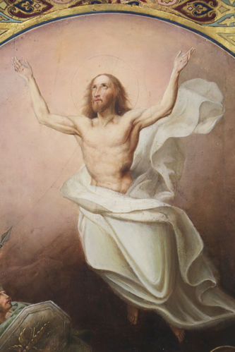 Старинная икона "Воскресение Христа (Восстание из гроба)" - фото 2